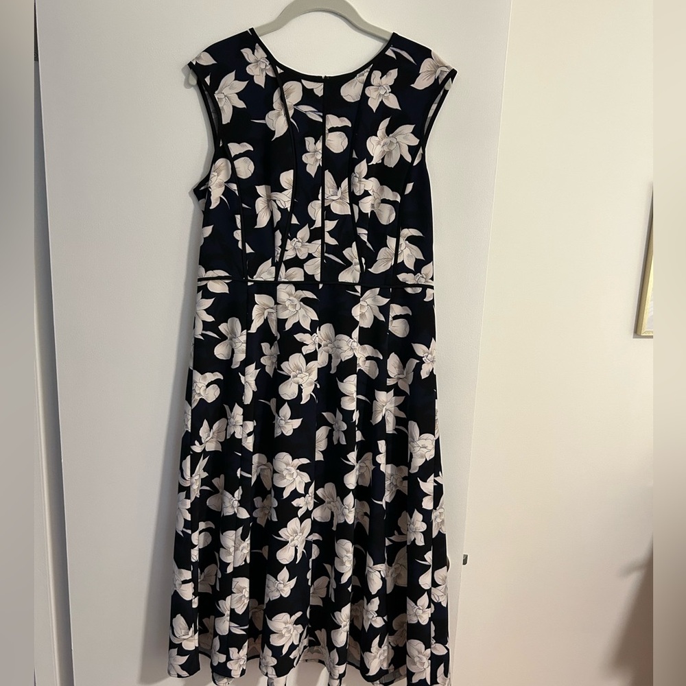 Ann Taylor floral A-line Maxi Dress